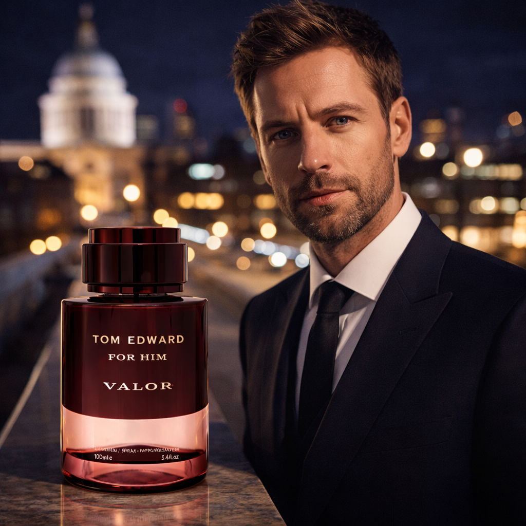 Eau de Parfum Tom Edward Valor for Him Herrenduft Würzig Holzig Orientalisch e100 ml