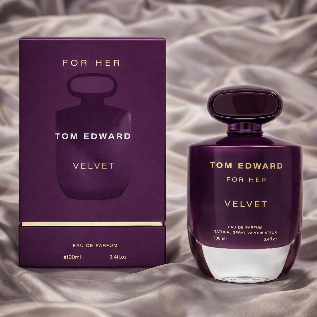 Eau de Parfum Tom Edward Velvet for Her Damenduft Fruchtig Süß Gourmand e100 ml