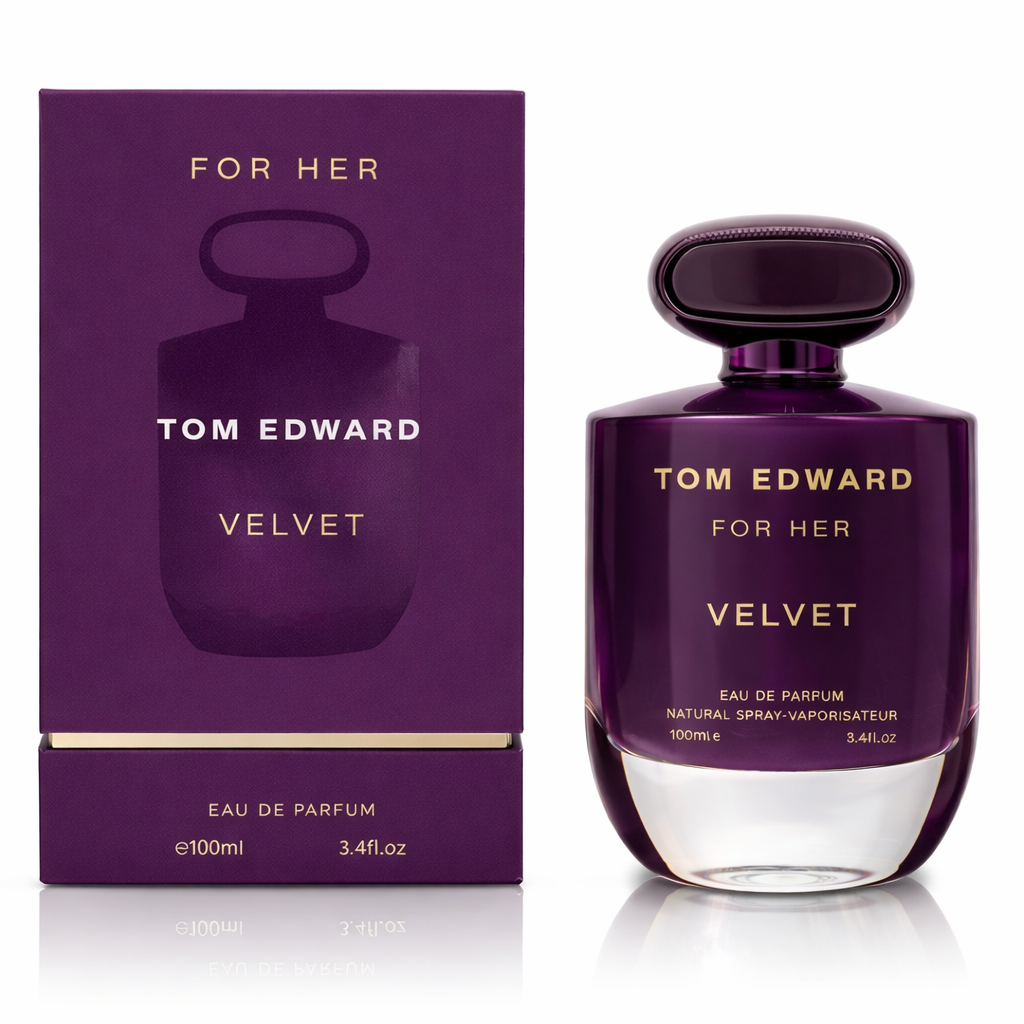 Eau de Parfum Tom Edward Velvet for Her Damenduft Fruchtig Süß Gourmand e100 ml