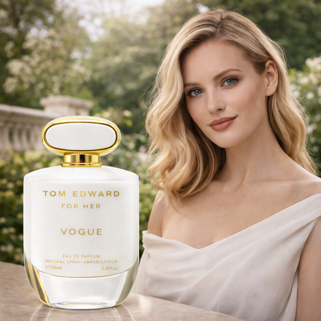 Eau de Parfum Tom Edward Vogue for Her Luxus Damenduft Blumig Holzig Weich e100 ml