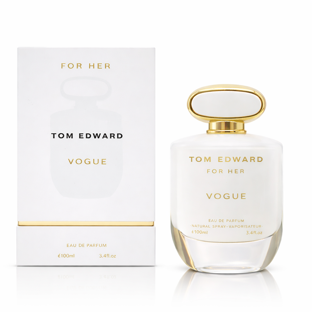 Eau de Parfum Tom Edward Vogue for Her Luxus Damenduft Blumig Holzig Weich e100 ml