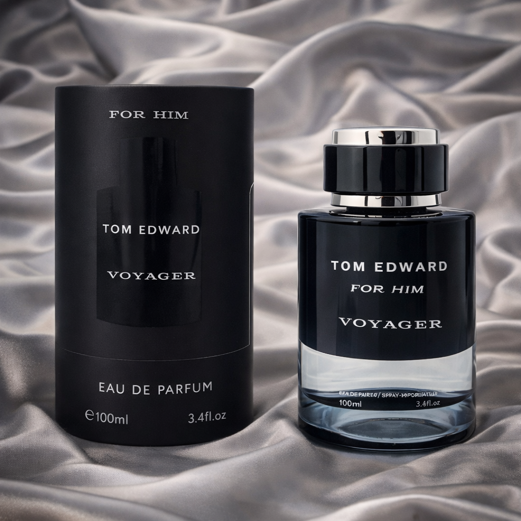Eau de Parfum Tom Edward Voyager for Him Herrenduft Frisch Holzig Aromatisch e100 ml