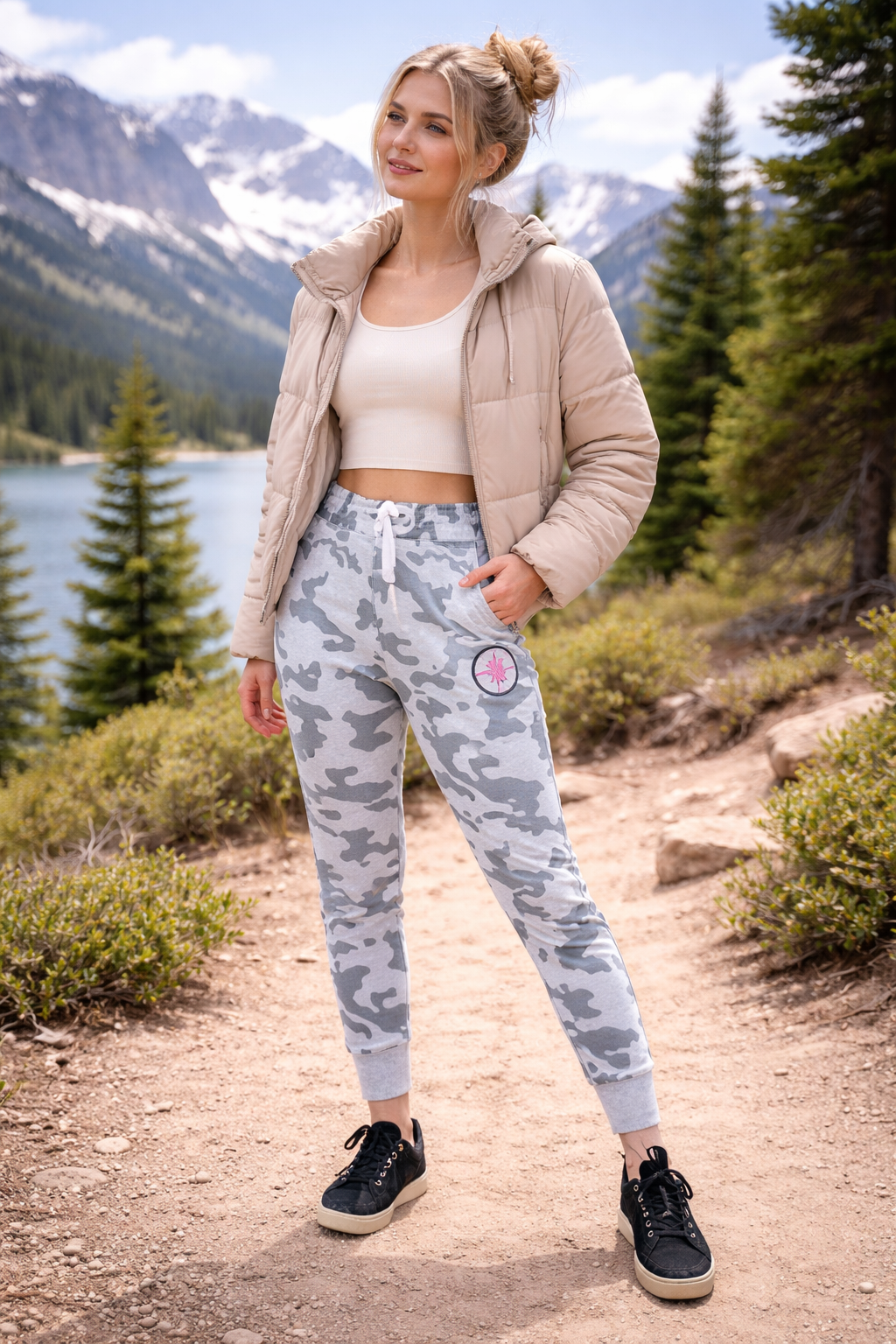 Fleecehose Damen Fleece Jogginghose Bequem, Warm & Lässig für Alltag & Freizeit