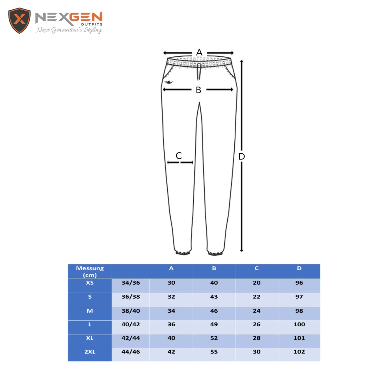 Damen Jogginghose Weiß mit Stickerei aus Baumwolle Slim Fit