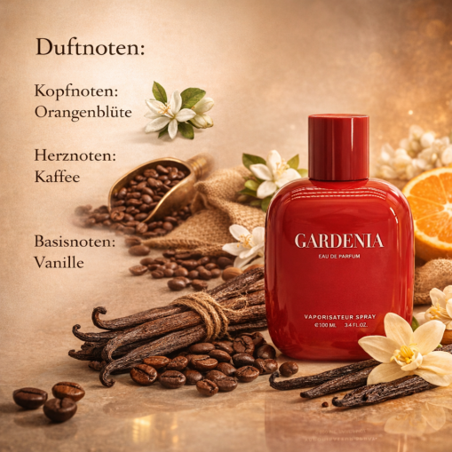 Eau de Parfum Gardenia Pour Femme e100ml– Hergestellt in Spanien