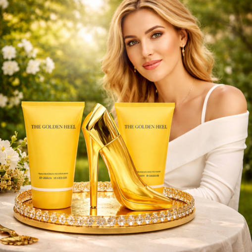 Pflege-Geschenkset THE GOLD HEEL Pour Femme 3-tlg. Damen Geschenkset