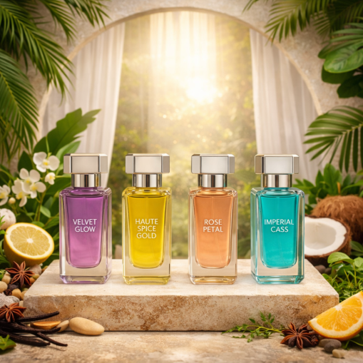 Eau de Parfum Laghmani Signature Collection Damendüfte Geschenkset 4×30 ml