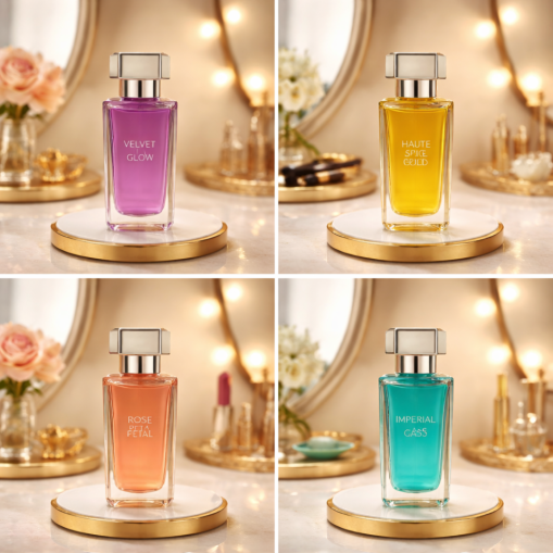 Eau de Parfum Laghmani Signature Collection Damendüfte Geschenkset 4×30 ml