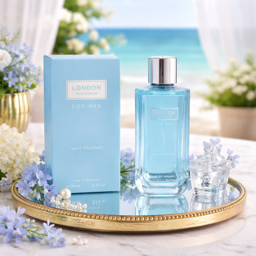 Eau de Parfum London Fragrances For Her Wild Bluebell Made in England 100 ml