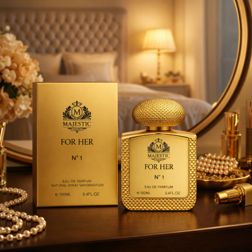 Eau de Parfum Majestic for Her No.1 Women's Fragrance Made in England 100 ml