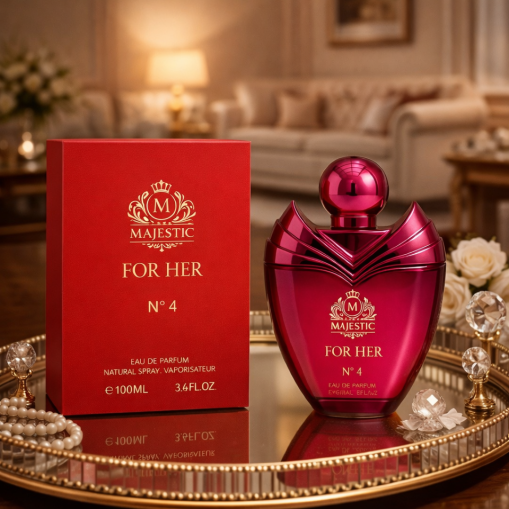 Eau de Parfum Majestic for Her No.4 Women's Fragrance Made in England 100 ml